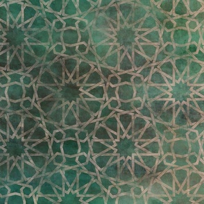 Ombre Morocco pattern , moroccan tiles, mural, gradient wallpaper 