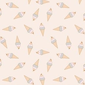 ice cream cone pastel SMALL