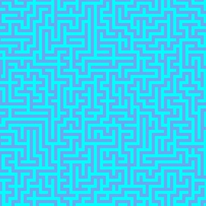 Geometrical Puzzles, fresh blue