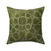 3 yards high - Ombre Morocco pattern olive green, moroccan tiles, mural, gradient wallpaper 