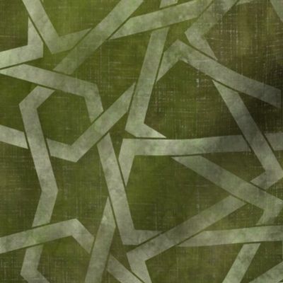 3 yards high - Ombre Morocco pattern olive green, moroccan tiles, mural, gradient wallpaper 