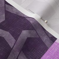 3 yards high - Ombre Morocco pattern deep purple, moroccan tiles, mural, gradient wallpaper 
