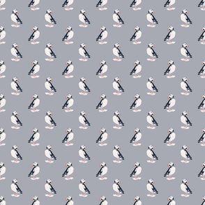 'Wilbert' the Puffin Grey - Small