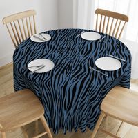 cats meow tiger stripe blue jean and black