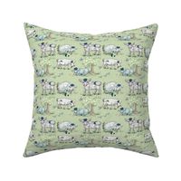 Cowabunga! Kitsch Country style in pastels-small print