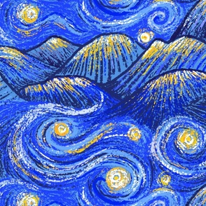 Starry Night - inspired by Van Gogh 