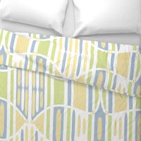 Pastel Comfort Abstract Kintsugi Patchwork Summer Pinstripe Linen Texture Bedding - petalsolidspastelcomfortsdc - large/Jumbo Scale