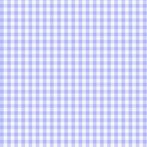 Gingham Check lilac periwinkle Small Scale by Jac Slade