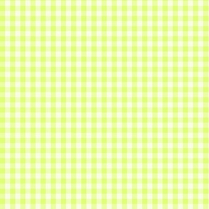 Gingham Check lime green Small Scale by Jac Slade