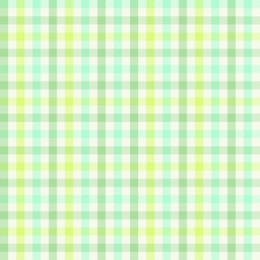 Gingham Check zesty green Small Scaleby Jac Slade