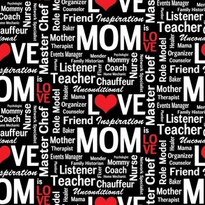 Mom is Love Mothers Day - 16 Inch