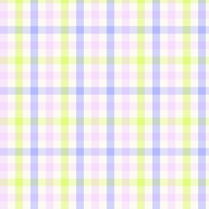 Gingham Check lime lilac Regular Scale by Jac Slade