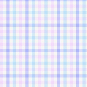 Gingham Check lilac blue Regular Scale by Jac Slade