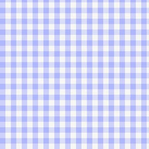 Gingham Check lilac periwinkle Regular Scale by Jac Slade