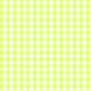 Gingham Check lime green Regular Scale by Jac Slade