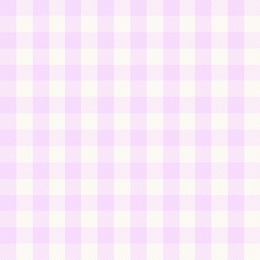 Gingham Check soft lilac Large Scale by Jac Slade