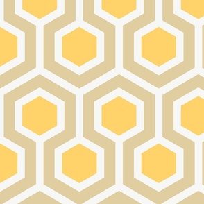 Honeycomb Yellow and Gold