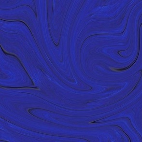 Dried Blue Paint  Swirl 42x36 