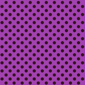 Polka Dots in Purple & Maroon Large