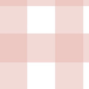 Large Peach/Pink Gingham