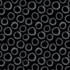 Grey Circles on Black