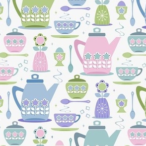 Tea Time! - Mulitcolor Pastel II 