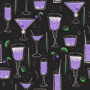 cocktail Party in Purple