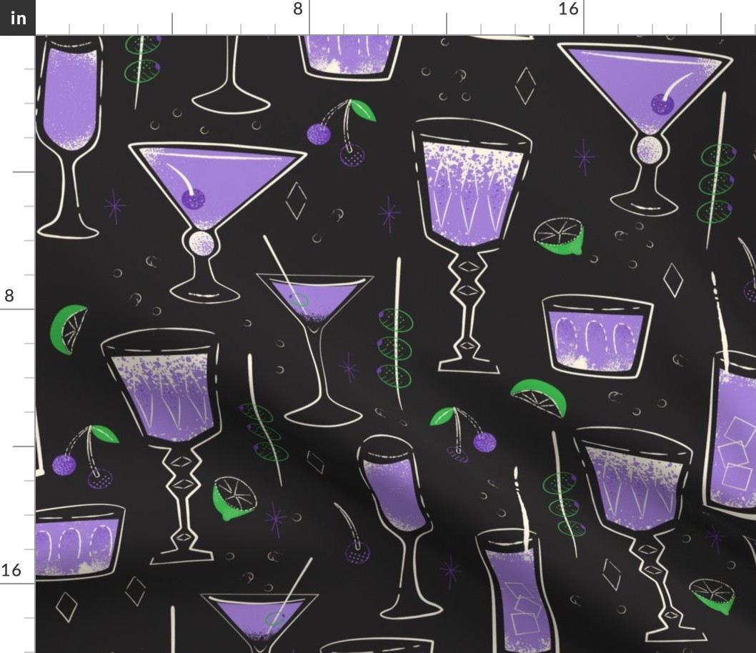 cocktail Party in Purple