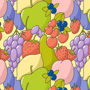 fruits doodle