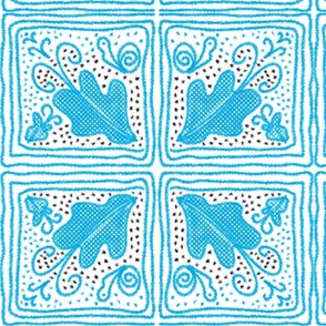 Morden kitchen tiles design with butterflies 
