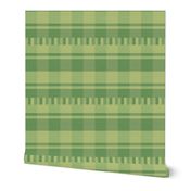 grass patch blanket plaid