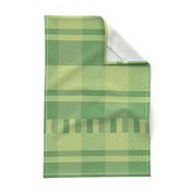 grass patch blanket plaid