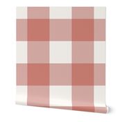 Gingham Terracotta | Large Scale   