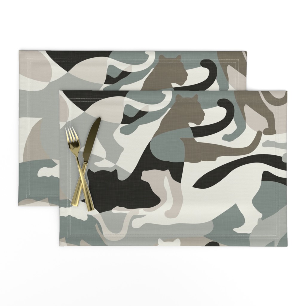 Abstract Big Cats - Pale Shades / Large