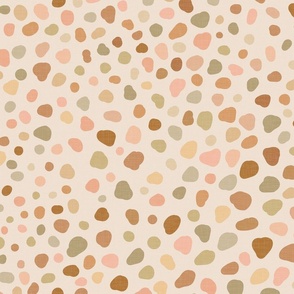 Pebbles in Blush and Neutral Shades / Large