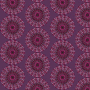 mandala block - purple pink