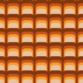 1970s Supergraphics Orange
