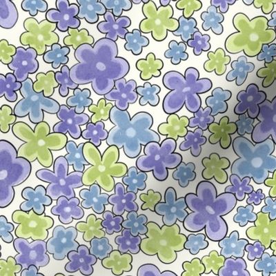 Cool Ditsy Floral Fun