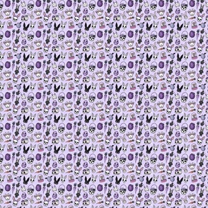 micro creepy rabbit purple stars