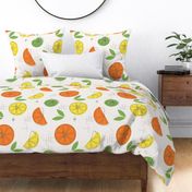 Atomic Inspired Citrus Pattern
