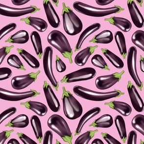 Eggplant (aubergine) for everybody - Large - Pink