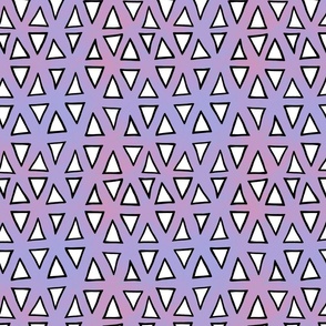 Purple Pink Geometric Triangles