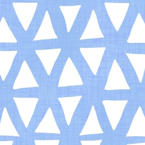 Light Blue Geometric Triangles Pattern