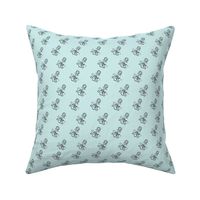 Anchor-print-ch. LIGHT AQUA with black