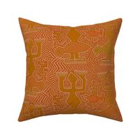  Shaman Spirits Dancing - Orange - Design 13019120