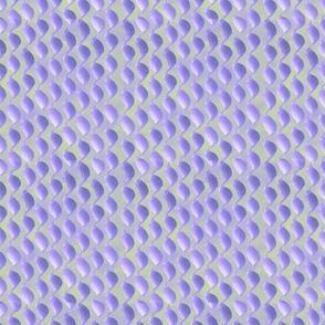 Small waves on lilac-greenish