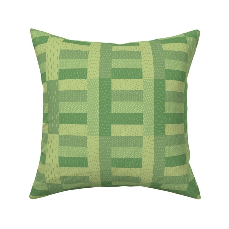 kooky grass patch plaid