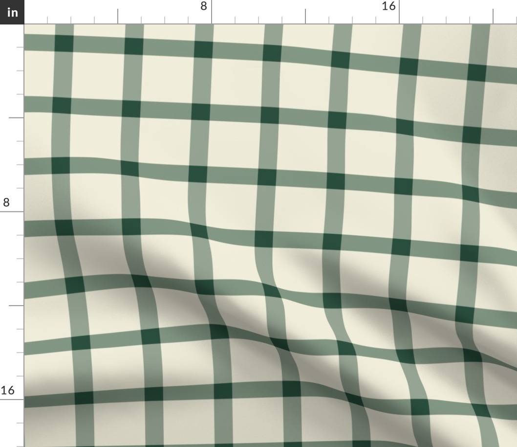 Large Christmas Plaid_ Green