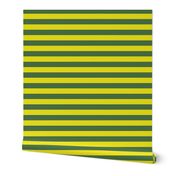 Horizontal stripes - yellow and green