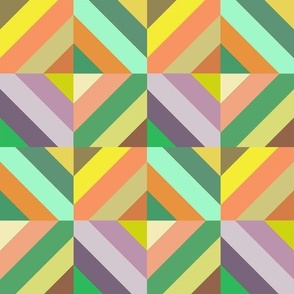Diagonal multi colors
